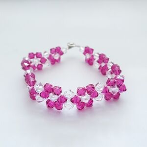 BRAND NEW Pink Flower Bracelet